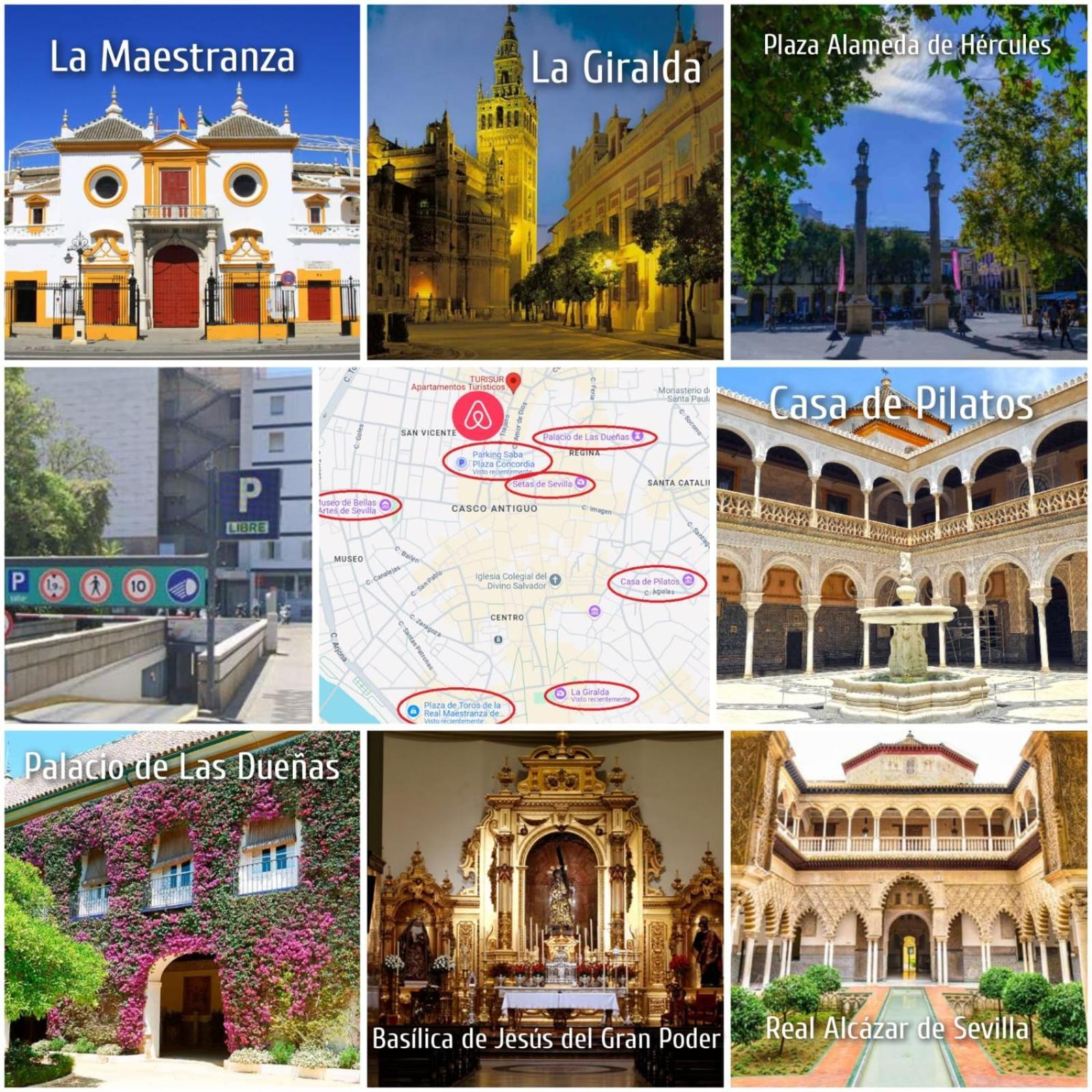 Apartamento En Sevilla Centro Con Vistas A La Plaza Alameda De Hercules - Hasta 7 Personas Eksteriør bilde